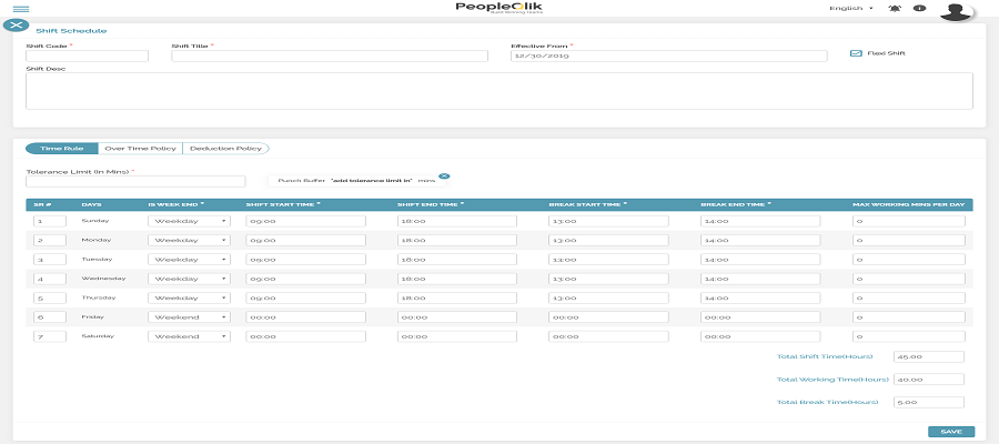 Best Time Tracking & Attendance Software in Pakistan | PeopleQlik