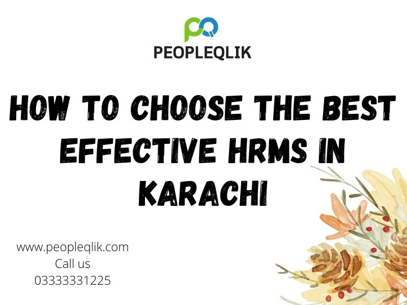 How to Choose the Best Effective HRMS in Karachi?